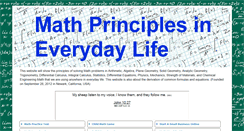 Desktop Screenshot of math-principles.com