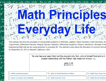 Tablet Screenshot of math-principles.com